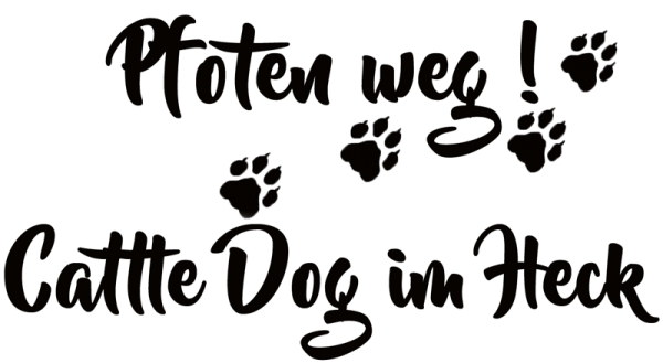 Autoaufkleber Australian Cattle Dog