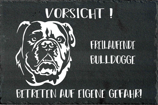 Schieferplatte Continental Bulldog