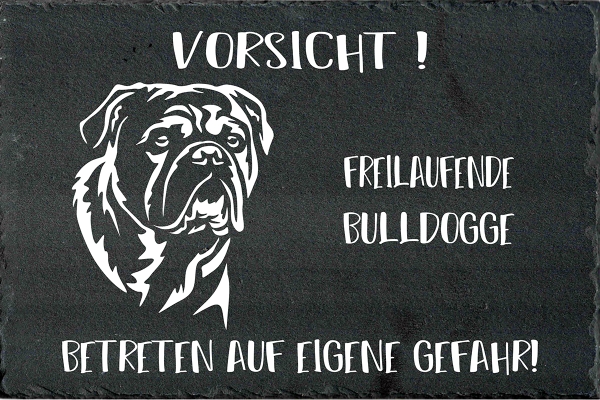 Schieferplatte Continental Bulldog
