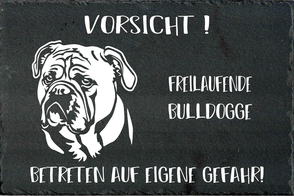 Schieferplatte Continental Bulldog