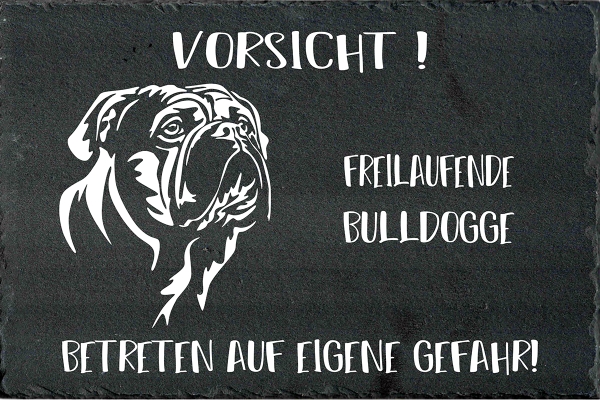 Schieferplatte Continental Bulldog