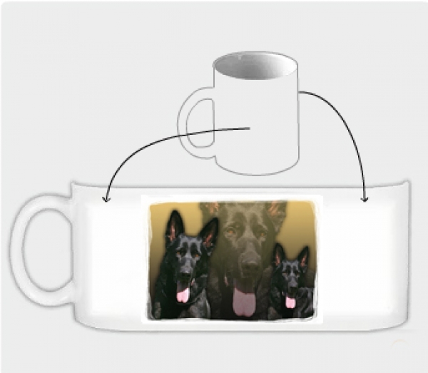 Fototasse Designertasse Deutscher Schäferhund #5