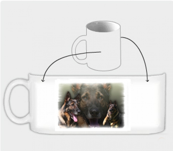 Fototasse Designertasse Deutscher Schäferhund #7