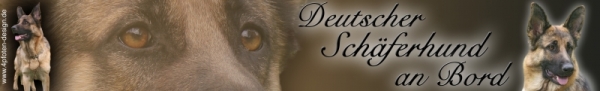 Autoaufkleber Deutscher Schäferhund