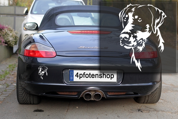 Autoaufkleber "Dobermann" Kopf