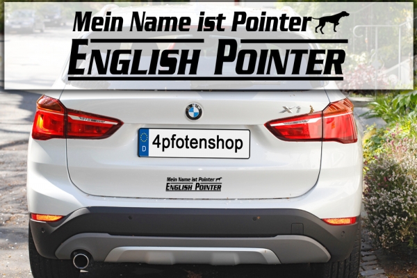 Aufkleber "Mein Name ist Pointer"