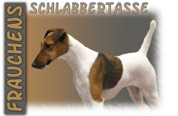 Fototasse Foxterrier Herrchen/Frauchen