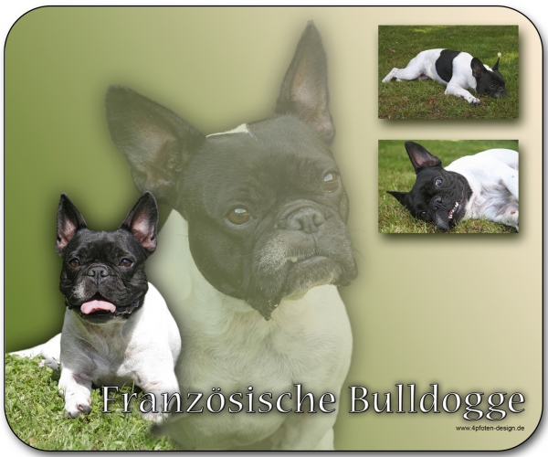 Mousepad Französische Bulldogge