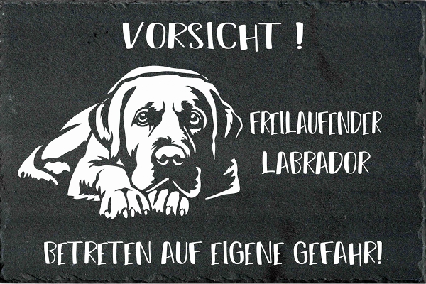 Schieferplatte Labrador