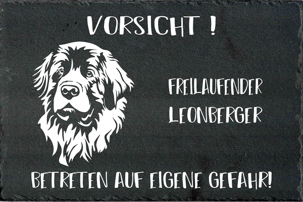 Schieferplatte Leonberger