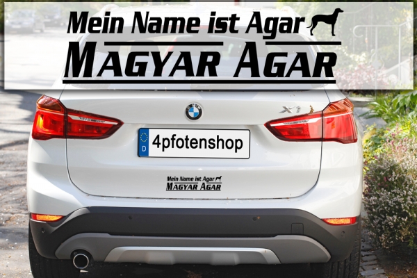 Aufkleber "Mein Name ist Magyar Agar"