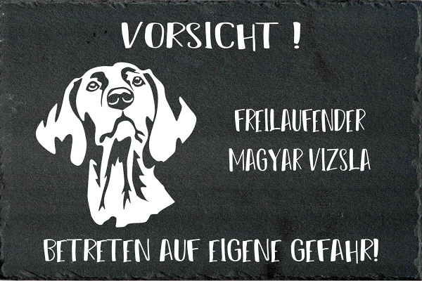 Schieferplatte Magyar Vizsla