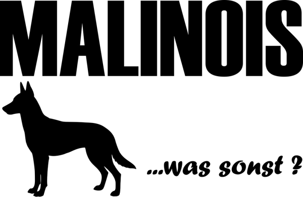 Aufkleber Malinois