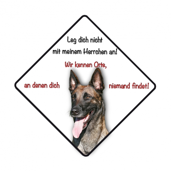 Aufkleber Malinois 10x10