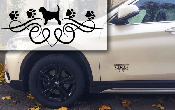 Autoaufkleber-Ornamentaufkleber Otterhound