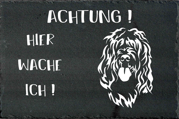 Schieferplatte Otterhound