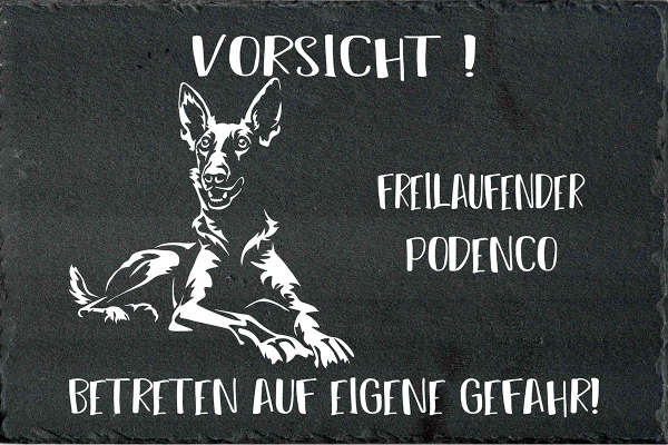 Schieferplatte Podenco