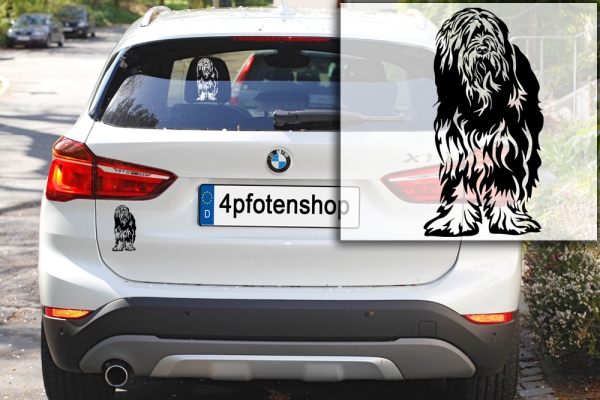 Autoaufkleber "Portugiesischer Schäferhund" Kontur