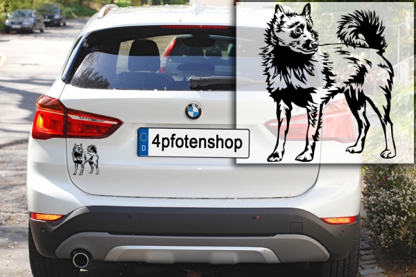 Autoaufkleber "Schipperke" Kontur