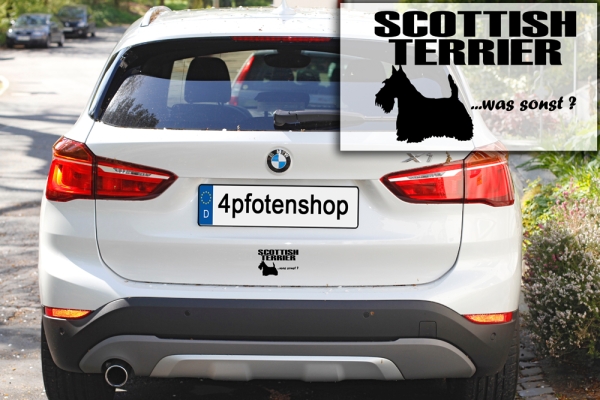 Aufkleber "Scottish Terrier ...was sonst?"