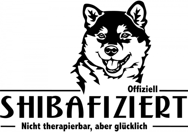 Aufkleber Shiba