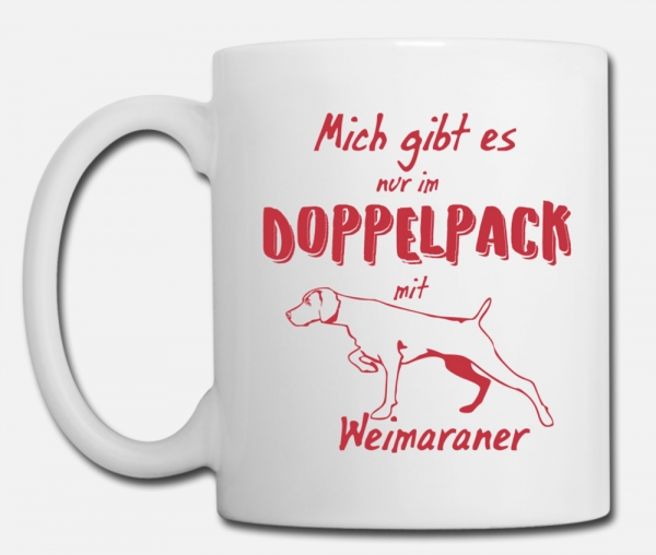 Tasse Weimaraner "Doppelpack"