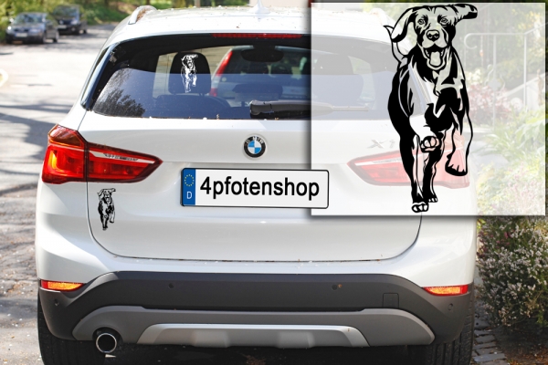 Autoaufkleber "Weimaraner" Kontur