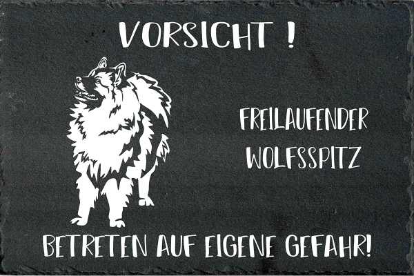 Schieferplatte Wolfsspitz