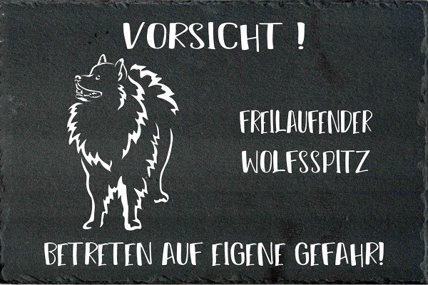 Schieferplatte Wolfsspitz