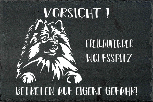 Schieferplatte Wolfsspitz