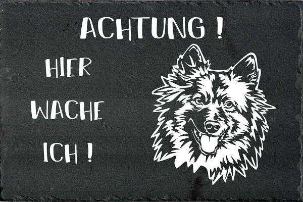 Schieferplatte Wolfsspitz