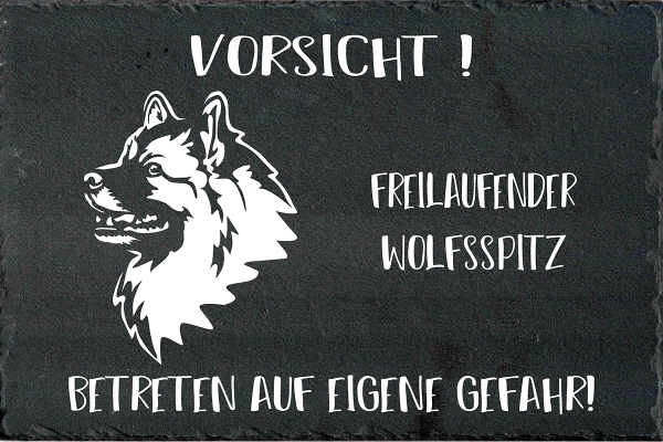 Schieferplatte Wolfsspitz