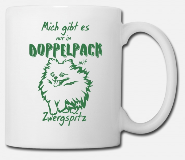 Tasse Zwergspitz "Doppelpack"