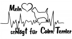 Aufkleber "Mein Herz schlägt für Cairn Terrier"