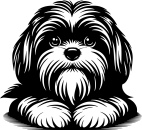 Aufkleber Shih-Tzu Kopf