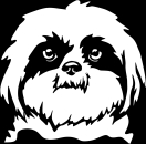 Aufkleber Shih-Tzu Kopf