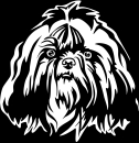 Aufkleber Shih-Tzu Kopf