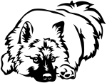 Aufkleber Eurasier