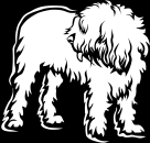 Aufkleber Otterhound