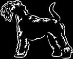 Aufkleber Kerry Blue Terrier