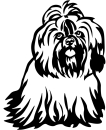 Aufkleber Shih-Tzu