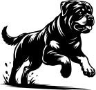 Aufkleber Rottweiler