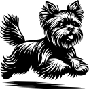 Aufkleber Yorkshire Terrier