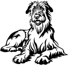 Aufkleber Irish Wolfhound