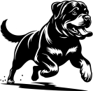 Aufkleber Rottweiler