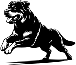 Aufkleber Rottweiler