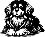 Aufkleber Tibet Spaniel