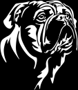 Aufkleber Continental Bulldog Kopf