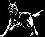 Aufkleber Malinois