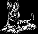 Aufkleber Terrier